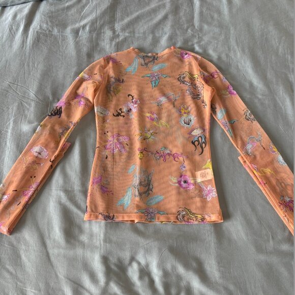 Marco Rambaldi Orange Nylon Long Sleeve - Picture 6 of 9